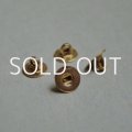 4pcs brass button back finding