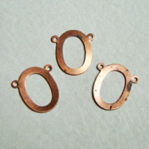 画像1: copper 18x13 oval OB setting 2-topR