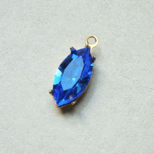 画像2: 2pcs VSW 12x6  navette  "Sapphire"