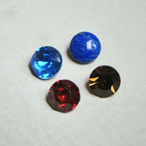 画像1: 2pcs CZECH 40SS rhinestone