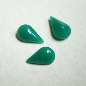 画像1: 2pcs 13x8 pear "Jade"