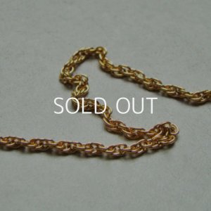 画像2: brass 2mm Rope chain