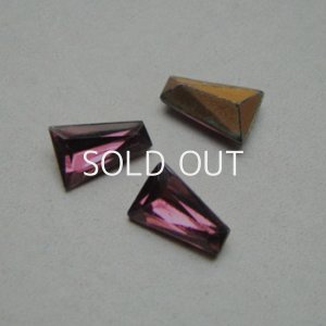 画像1: 2pcs 12x8 Keystone "Amethyst"