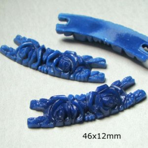 画像3: 11pcs Lapis floral glass set "E"