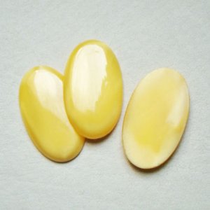 画像3: 7pcs Yellow floral glass set "A"