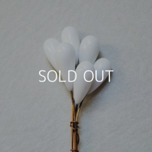 画像2: 16×7 White drop bead pin