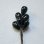 画像2: 12x8 Black drop bead pin (2)