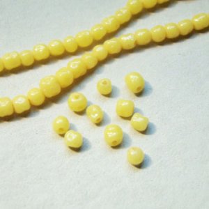 画像1: 10pcs 3~4mm baroque "Yellow"
