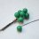 画像1: 8~9mm Green drop bead pin (1)