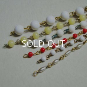 画像3: 6~7x3 glass pearl link chain