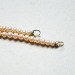 画像2: "Cream" glass pearl strand