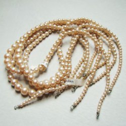 画像4: "Cream" glass pearl strand