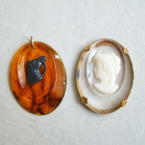 画像3: 40x30 OV plastic cabochon "Clear"