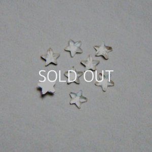 画像2: 5pcs Crystal tiny star cabochon