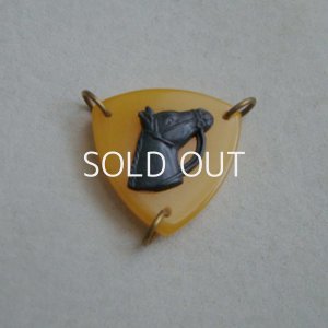 画像2: Matte Black acrylic Horse Head cabochon