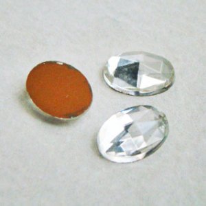 画像1: 18x13 OV faceted "Crystal"