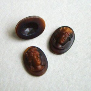 画像1: 18x13 3D cameo "Frost Brown"