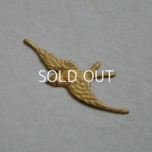 画像2: 36x12.5 brass flying bird stamping