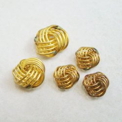 画像1: brass wire knot finding