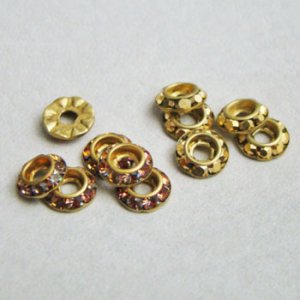 画像1: SW 8mm rhinestone finding
