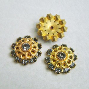 画像2: SW 19mm rhinestone flower finding