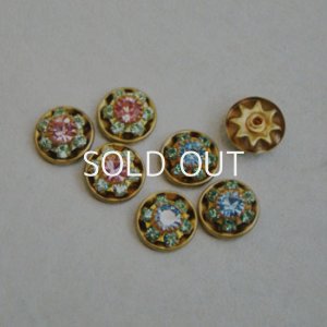 画像2: SW 9mm "Rose/ Peridot" rhinestone finding