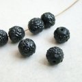 10mm Jet sugar beads