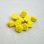画像1: 2pcs 8mm "Matte Yellow" flower beads (1)