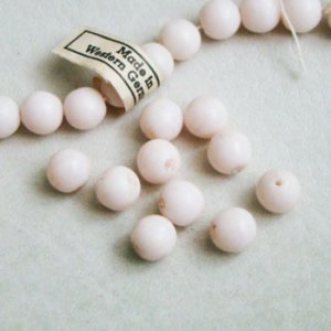 画像1: 2pcs 8mm "Light Pink" beads