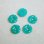 画像1: Jade 9mm flower beads (1)