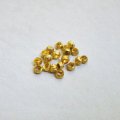20pcs brass 2.5mm swirl beads