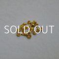 20pcs brass 2.5mm swirl beads