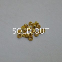 画像1: 20pcs brass 2.5mm swirl beads