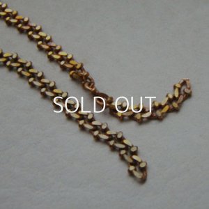 画像2: 4mm brass flat fancy chain