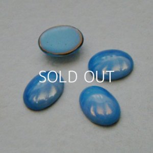 画像1: 14x10 OV Blue Opal Cabochon