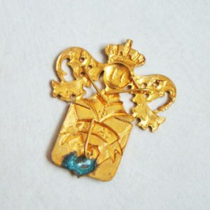 画像2: GP metal 57x47.5 shield stamping