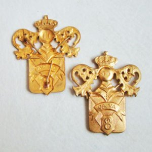 画像1: GP metal 57x47.5 shield stamping