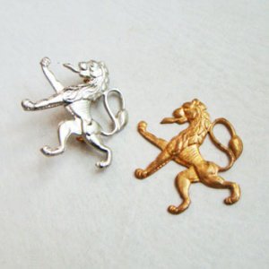 画像3:  brass 37x38 Lion stamping