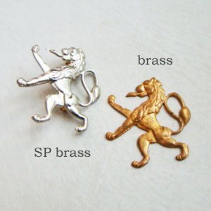 画像2:  brass 37x38 Lion stamping