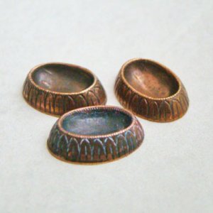 画像2: aged brass 12×8 oval setting stamping