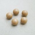 2pcs "Beige" 12mm lucite beads