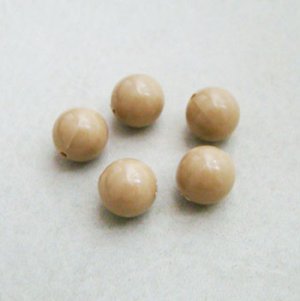 画像1: 2pcs "Beige" 12mm lucite beads