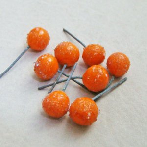 画像1: 9~10mm "Orange" sugar on wire
