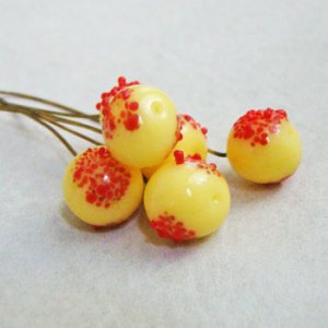 画像2: 10~12mm "Yellow" sugar head pin