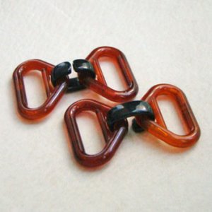 画像2: 51x34.5 "Tortoise/Black" plastic link section