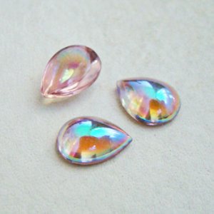 画像1: 15x11 pear "Light Amethyst AB"