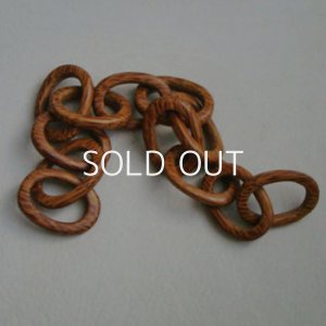 画像2: 40cm "Wood" large link chain section