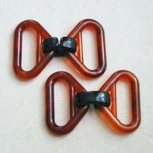 画像1: 51x34.5 "Tortoise/Black" plastic link section
