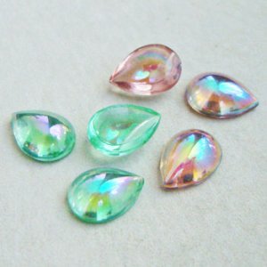 画像2: 15x11 pear "Light Amethyst AB"