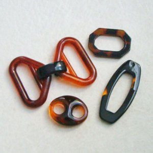画像2: 24x19 lucite Tortoise "8" connector